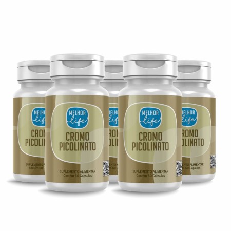 Cromo Picolinato + Vitaminas e minerais - Compre 3 Leve 5 